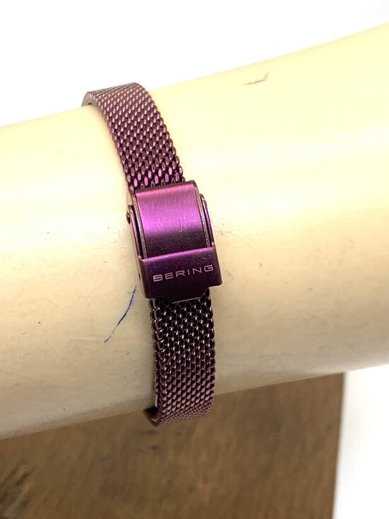 Bering Women\'s Watch 11022-969 Quartz Rose Gold Purple 22mm Mesh Steel Band main image 12
